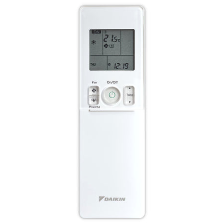 DAIKIN Split Klimaanlage Set | Perfera A-Serie | Fernbedienung Frontal fotografiert