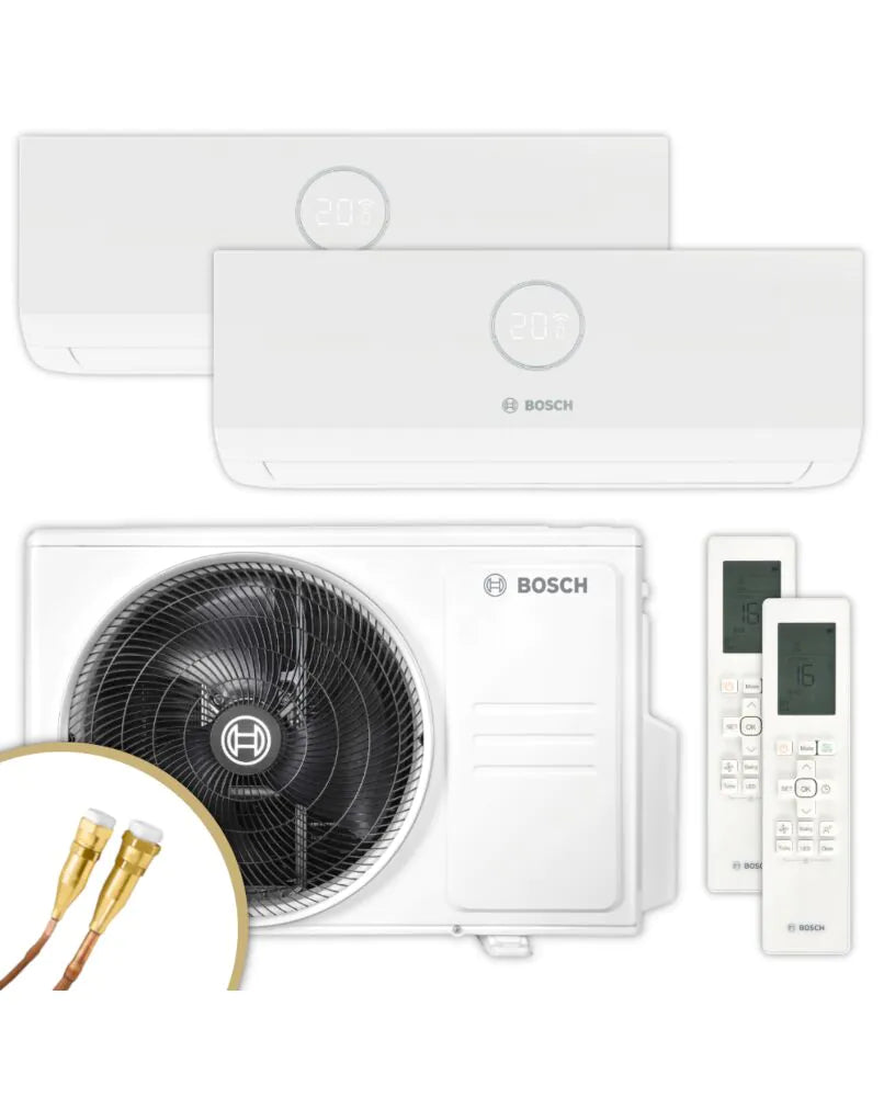 BOSCH Multisplit Klimaanlage | Climate 5000 M | 2,x2,6 kW | Quick-Connect