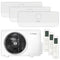 Bosch Multisplit Klimaanlage Set | Climate 5000 M | 2,6 kW + 2,6 kW + 3,5 kW