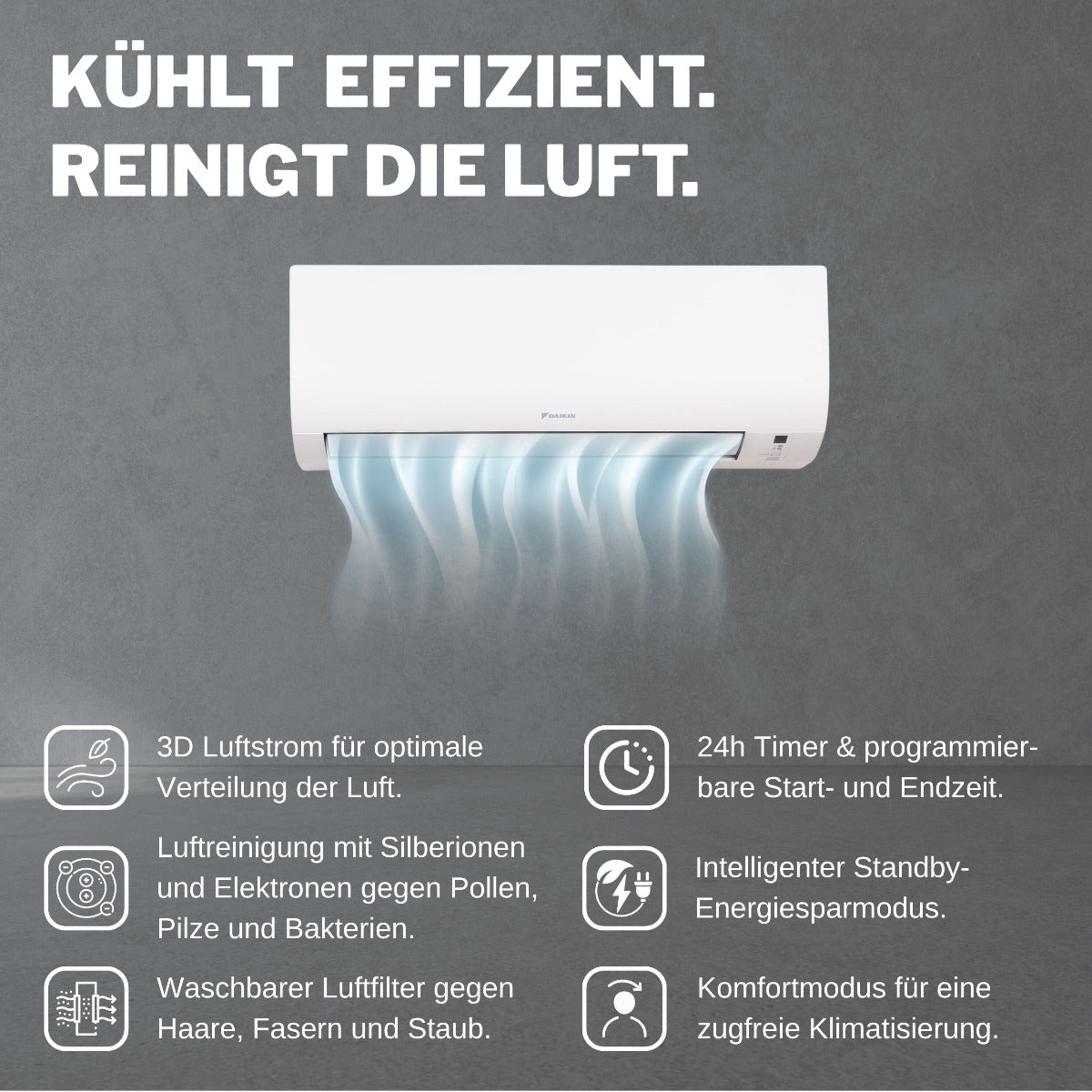 DAIKIN R-32 Wandgerät | Comfora | FTXP20N9 | WiFi | 2