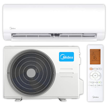 MIDEA Monosplit-Klimaanlage Set XTREME SAVE BLUE | Innengerät, Außengerät und Fernbedienung